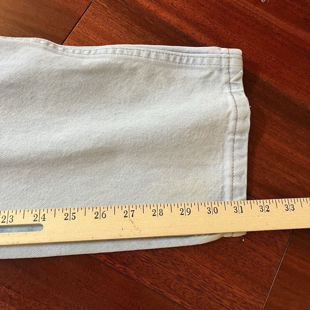 Wrangler Jeans Mens 33x32 (32x31) Light Wash Cowboy Cut Original Fit 1013MWZGH - Picture 8 of 10